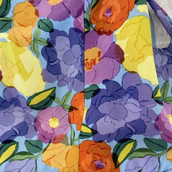 Zara Floral Multicolor Sleeveless mini dress - Picture 2 of 7